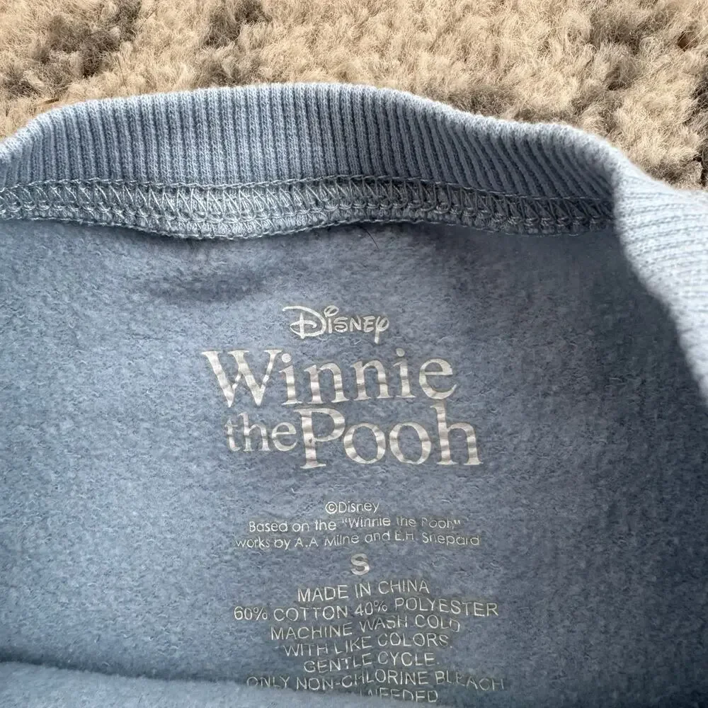 Winnie The Pooh Do it Later Graphic Crewneck Sweatshirt S